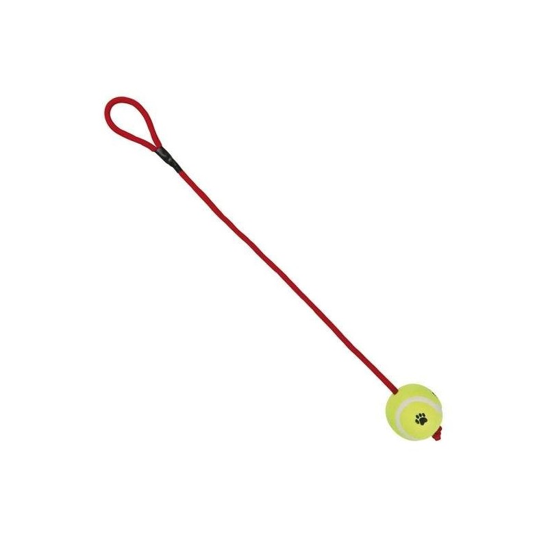 Trixie Tennisball am Seil - 6 cm / 50 cm