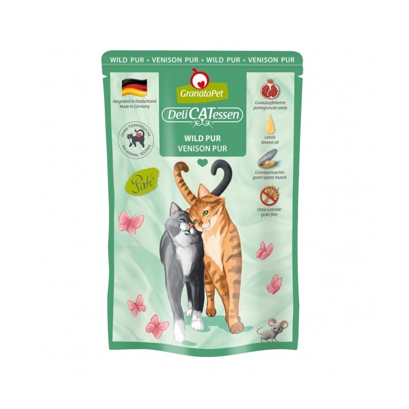 GranataPet Delicatessen Pouch Wild PUR 85 g