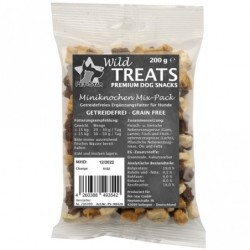 Wild Treats Miniknochen getreidefrei Mix - 200g